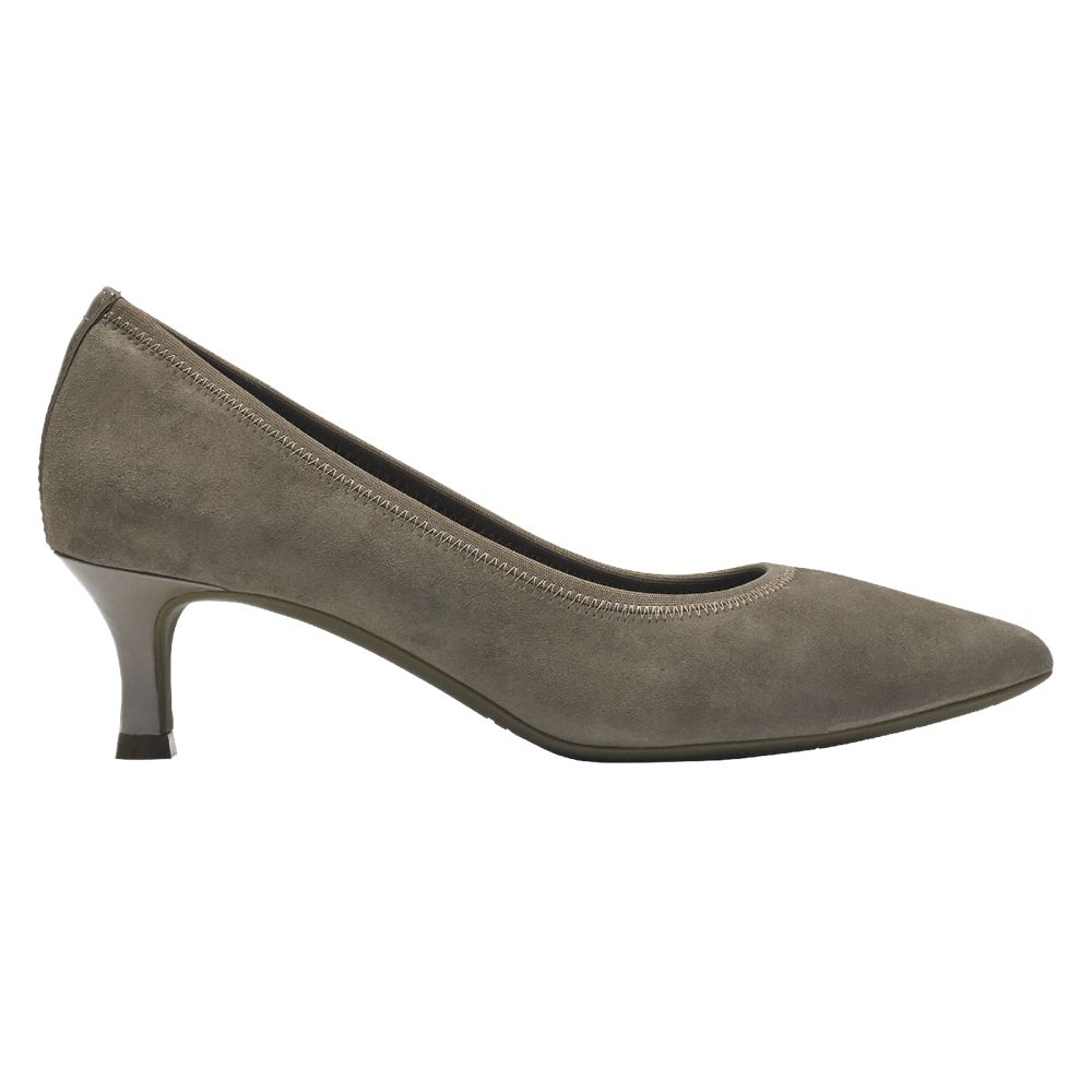 Rockport Canada Total Motion Kaiya Heel - Womens Pumps Grey (WOX390865)